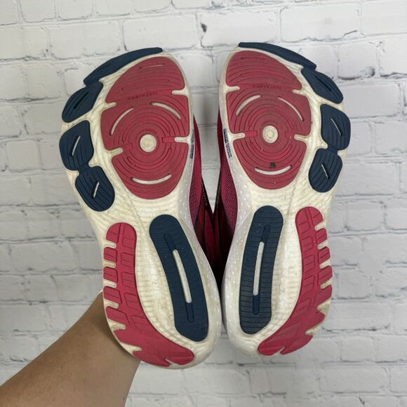 Brooks Glycerin 21 Sneakers Women Size 9.5 Pink Raspberry Estate Blue Run Shoes - Picture 9 of 11
